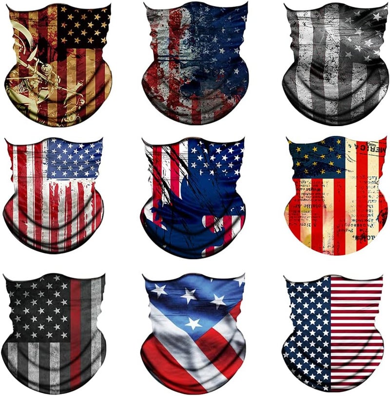SIDAZON Neck Gaiter Mask,UV Protection Bandana Gator Face Cover Covering Mask,Tube Scarf,Neck Warmer Balaclava,Headband - Image 1
